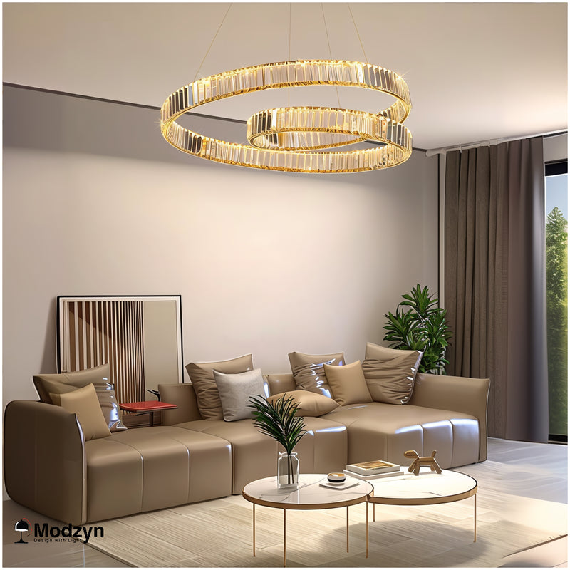 Люстра Pair Circle Crystal Modzyn Design 250914-242344