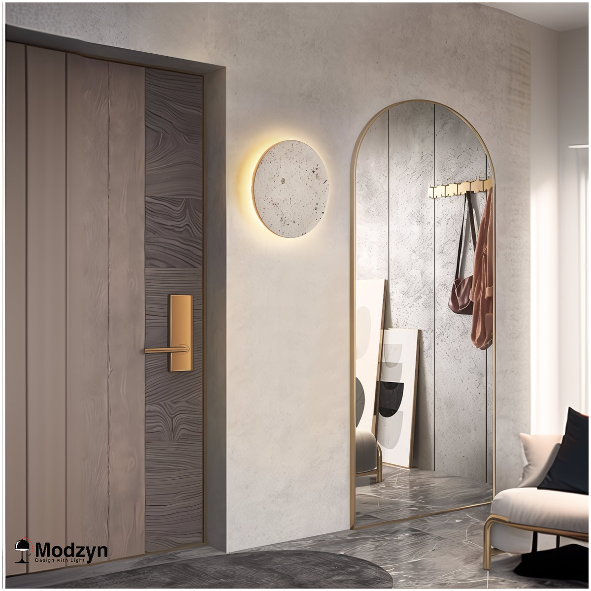Настінний Світильник Marble Circle Modzyn Design 251114-248675