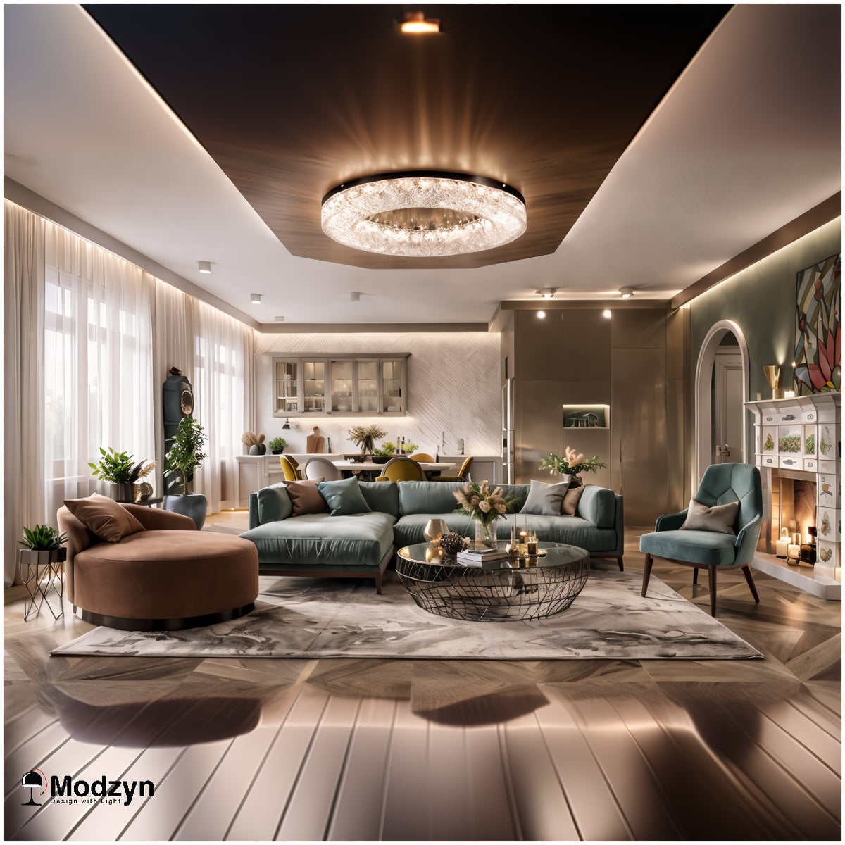 Люстра Luce Moderna Modzyn Design 260814-249410