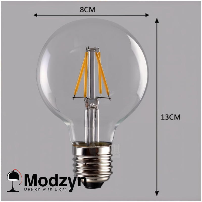 Лампа Едісона Led G80 4w 1800k Modzyn Design 21103-37825