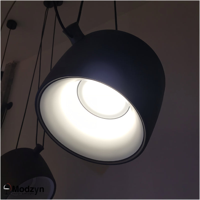 Підвіс Led Aim Black С Дефлектором Modzyn Design 21103-37988