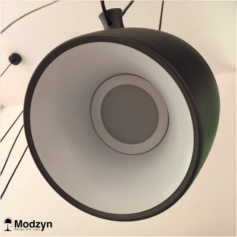 Підвіс Led Aim Black С Дефлектором Modzyn Design 21103-37988