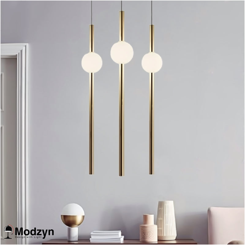 Підвіс Led Elements Gold White Modzyn Design 21103-38036