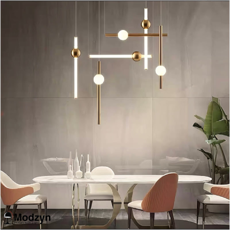 Підвіс Led Elements Gold White Modzyn Design 21103-38036