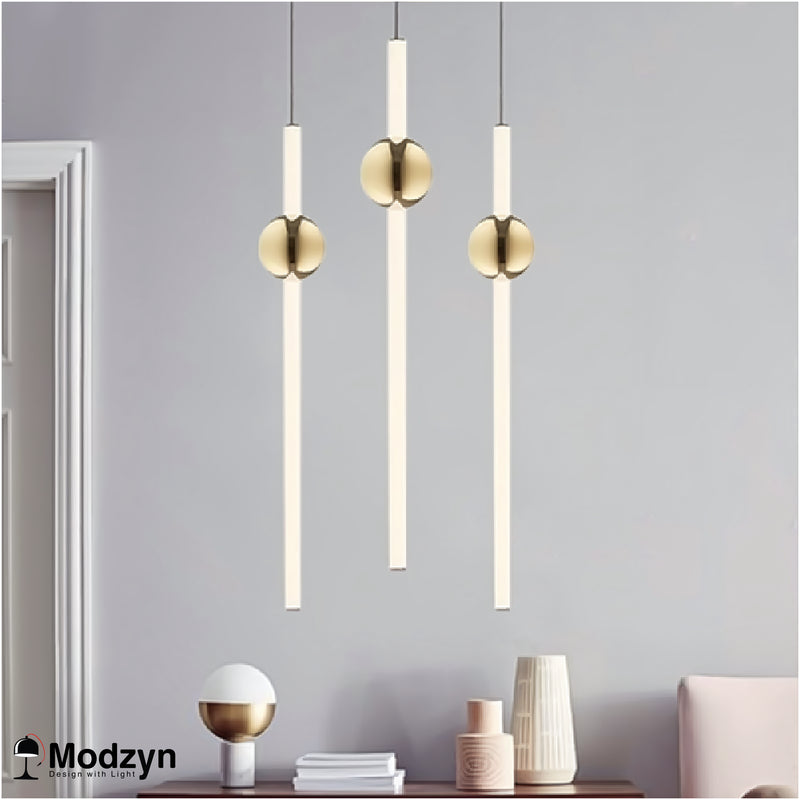 Підвіс Led Elements Gold White Modzyn Design 21103-38036