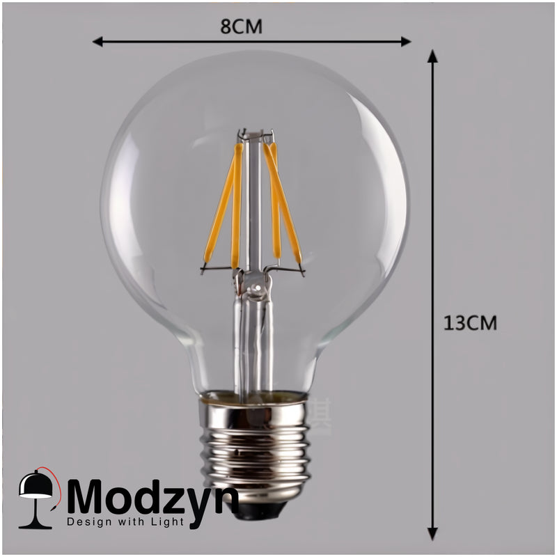 Лампа Едісона Led, G80 4w 2200k Диммована Modzyn Design 21103-38089