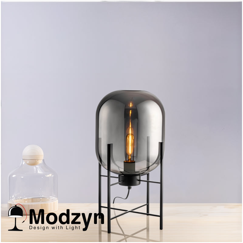 Настільний Світильник Glass Oval Smoky Grey Modzyn Design 21103-38212