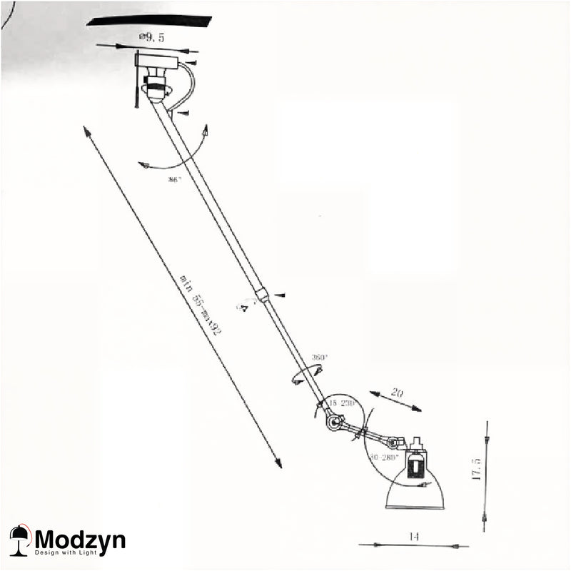 Підвіс Hand White Modzyn Design 21103-38458