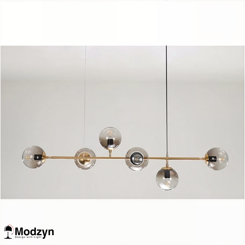 Люстра Modo Smoky Grey Gold Modzyn Design 21103-38549