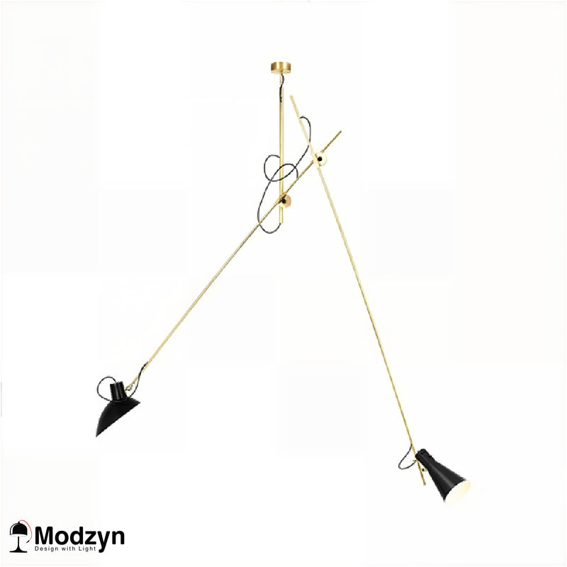 Підвіс Two Arm Black Gold Modzyn Design 21103-38611