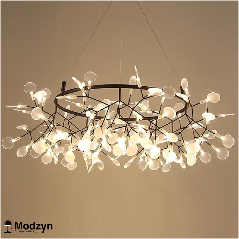 Люстра Led Petals Black Modzyn Design 21103-38624