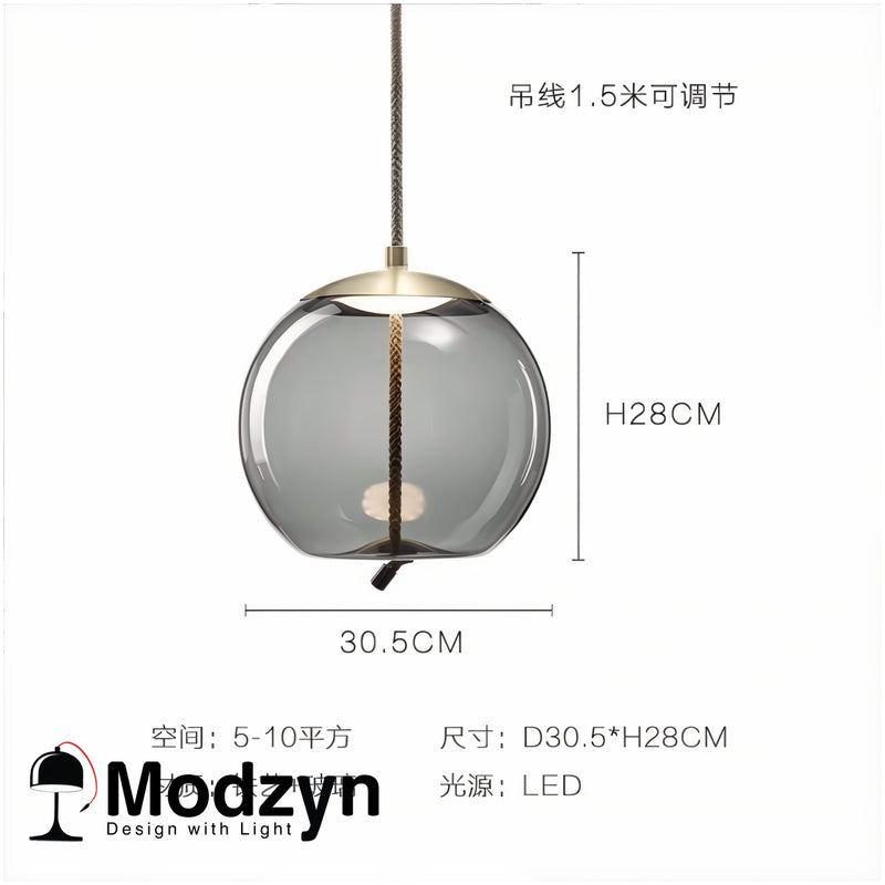 Підвіс Led Sunshine Smoky Grey Modzyn Design 22053-42529