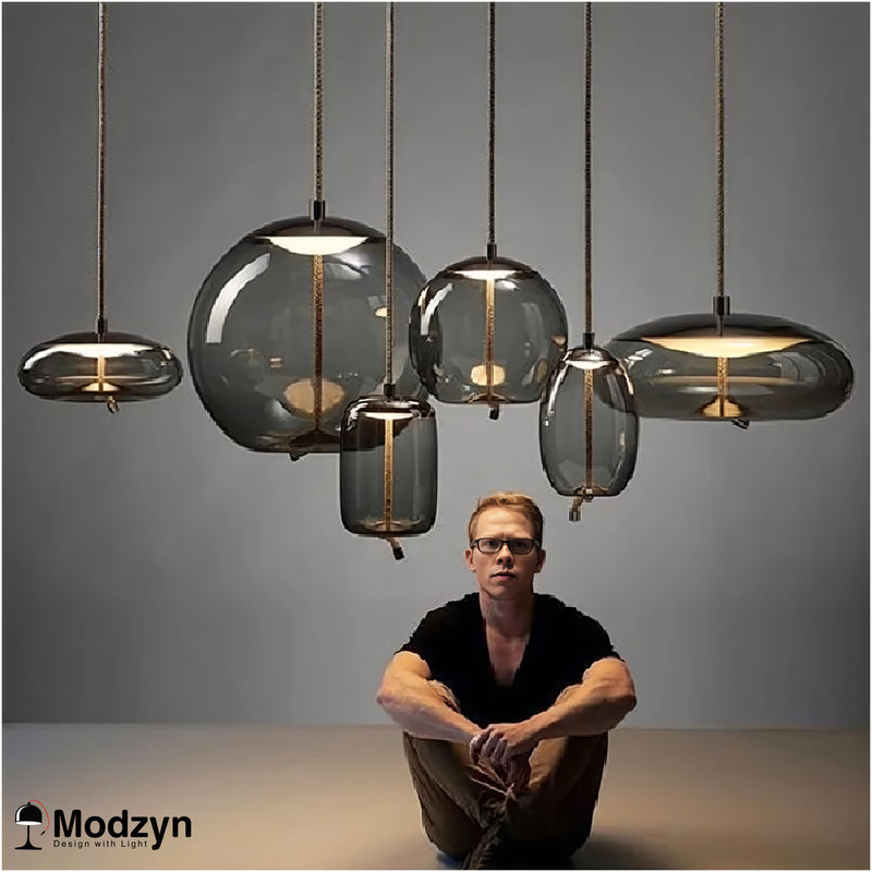 Підвіс Led Sunshine Smoky Grey Modzyn Design 22053-42593