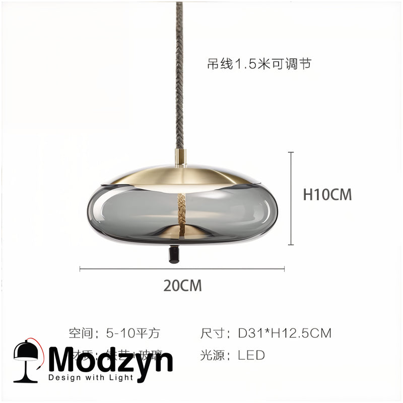 Підвіс Led Sunshine Smoky Grey Modzyn Design 22053-42593