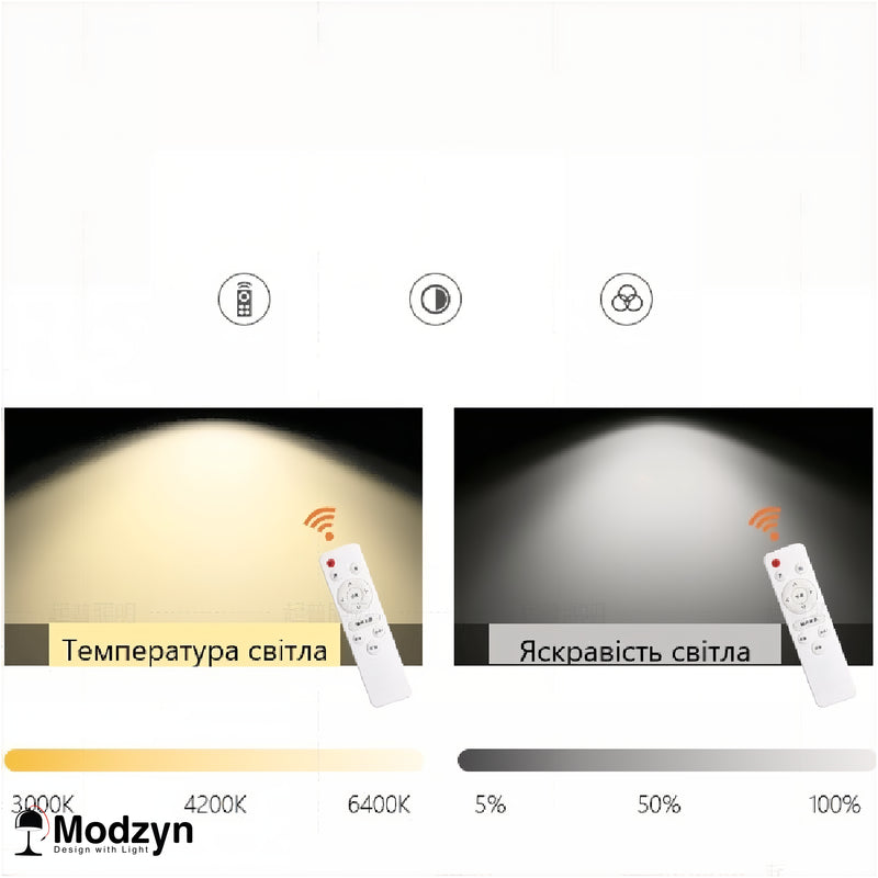 Світильник Led Monocrystal 2700k-6500k С Пультом Modzyn Design 22053-42596