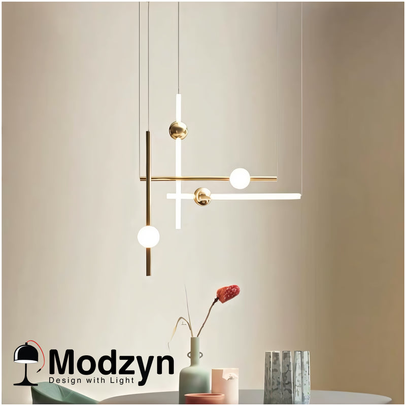 Підвіс Led Elements Gold White Modzyn Design 22083-44978