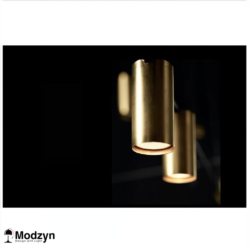 Люстра Led Black Gold Modzyn Design 22083-45002