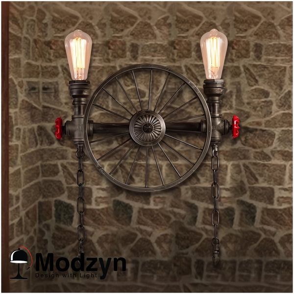 Бра Industrial Wheel На 2 Плафона D- Modzyn Design 23013-57651