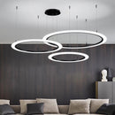 Підвісні люстри Longi Circle lamp Led 108W 3500K Black / Gold 230720-200000219