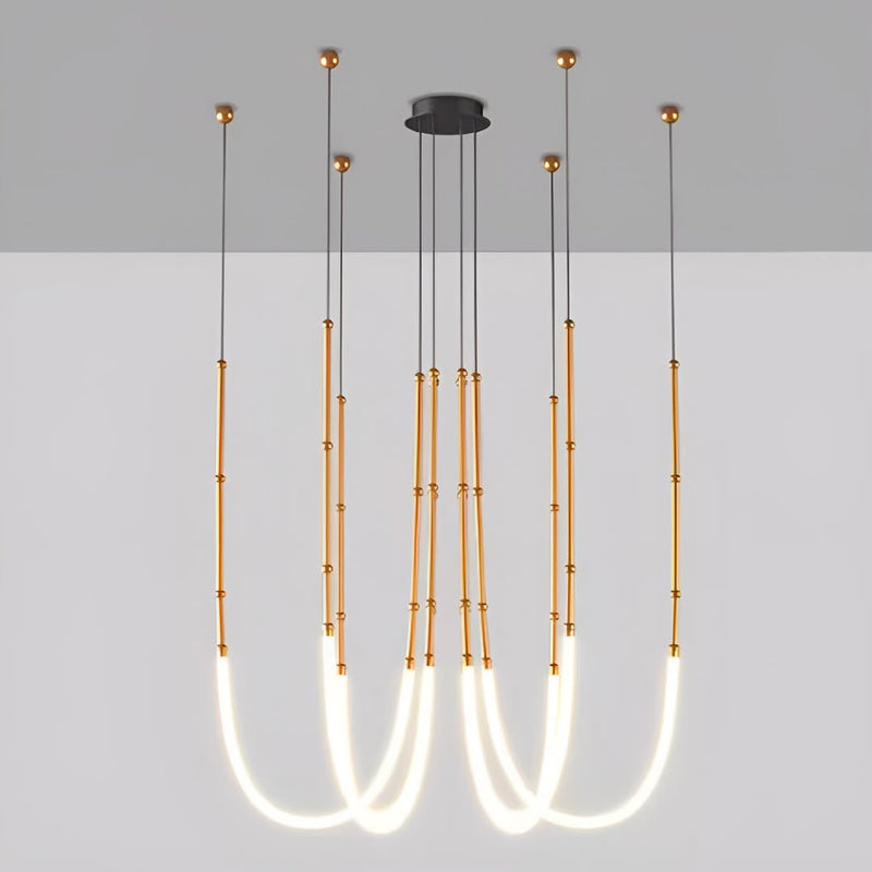 Підвісний світильник Kafie Led amp 90W 4000K Gold 250618-200001647
