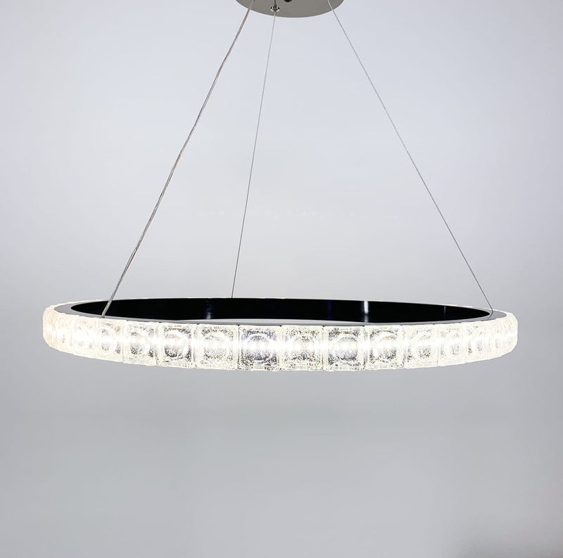 Підвісні світильники Crystal H150 Led 21W 3500K D600 / D800 Black 250118-200001431