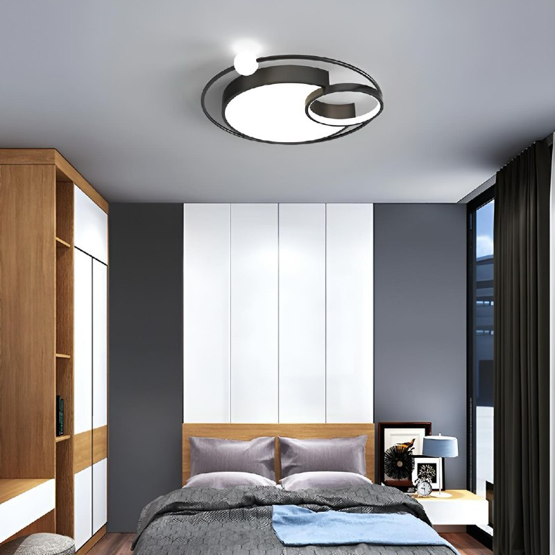 Стельові світильники Ceiling D520 Led 44W 3000K 4500K 6000K White / Gold / Black 231010-200000467