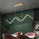 Підвісні світильники Zigzag lamp Led 26W L1200 Gold / Black 230620-200000149