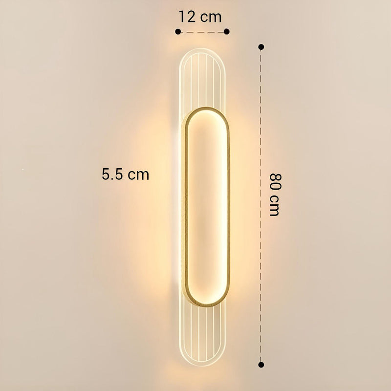 Настінний світильник Clip wall L800 Led 40W 3000K 4000K 6000K White + Beige 240918-200001061