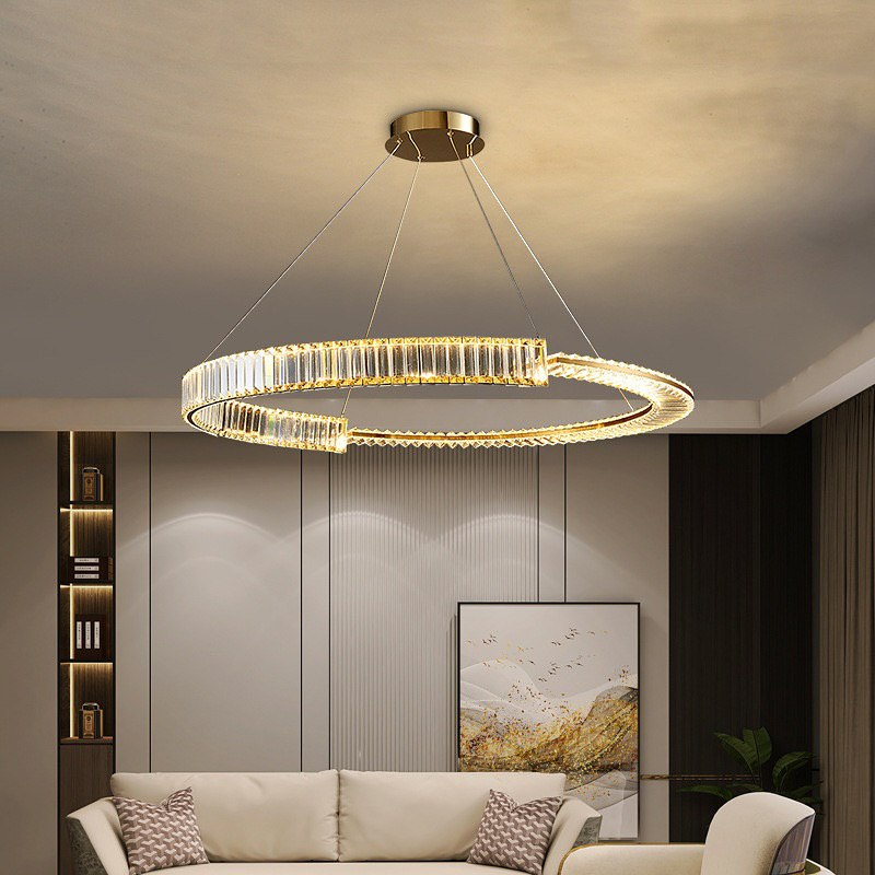 Підвісні світильники Brass ring luxury H(max) 950 Led-модуль 3000K 4000K 6000K Gold D600 / D800 240588-200000909