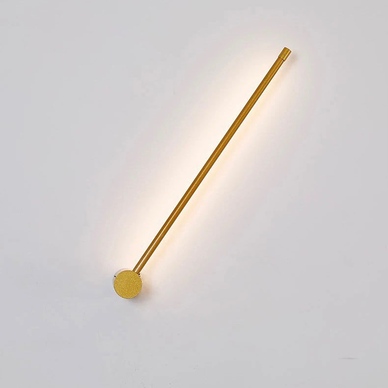 Настінні світильники Pipe Pin лінійні Золоті 3500K H600 Led 12W / H700 Led 14W / H900 Led 18W 230720-200000214