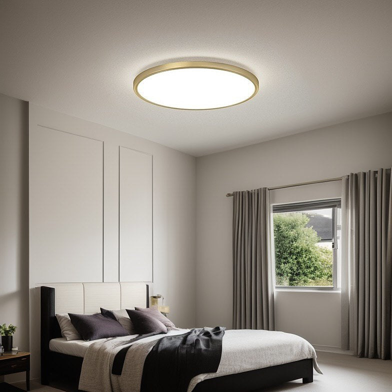 Стельові світильники Ceiling Ultra slim H25 3000K 4000K 6000K  D300 Led 18W / D400 Led 24W / D500 Led 36W Gold 241210-200001318