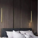 Підвісні світильники Drop tube H650 Led 4W 4000K Black / Gold 240318-200000779