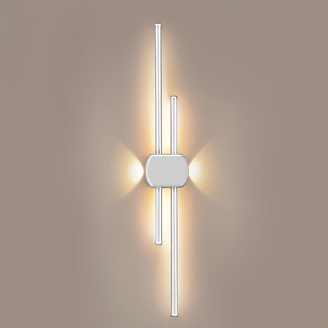 Настінні світильники 2 lines H-60см Led 20W / H-90см Led 30W / H-120см Led 40W 3000K + 4000K + 6000K White 250619-200001661