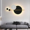 Настінний світильник Figure Circle Color Lamp 4000К L600 Led 10W Black + White + Gold 231218-200000628