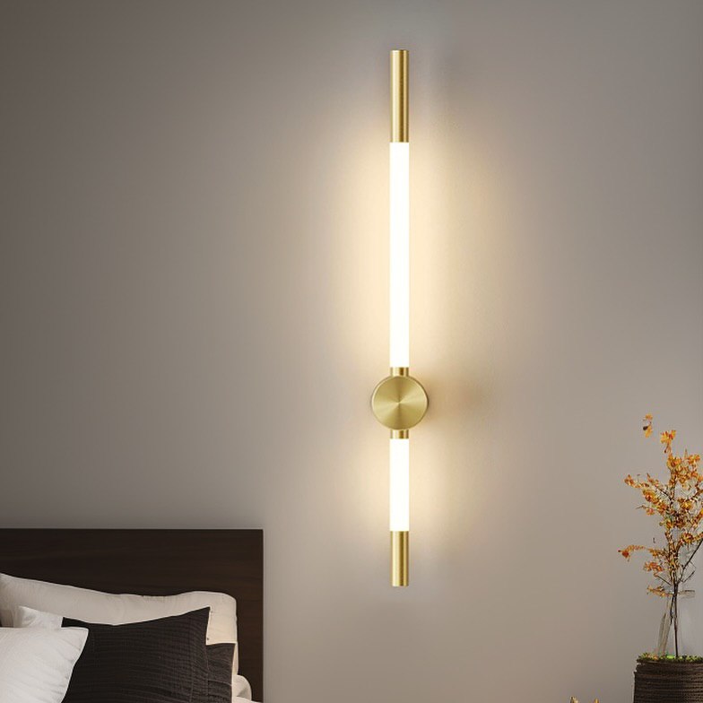 Настінний світильник Pipe line simple L600 Led 9W / L800 Led 12W 4000K Gold 250335-200001558