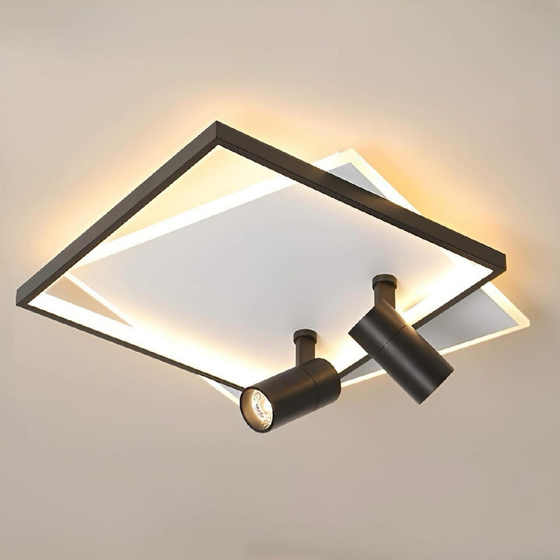 Стельові світильники  Ceiling with spots 3000K 4500K 6000K Black + White D570 Led 30W / D500 Led 37W 231018-200000489