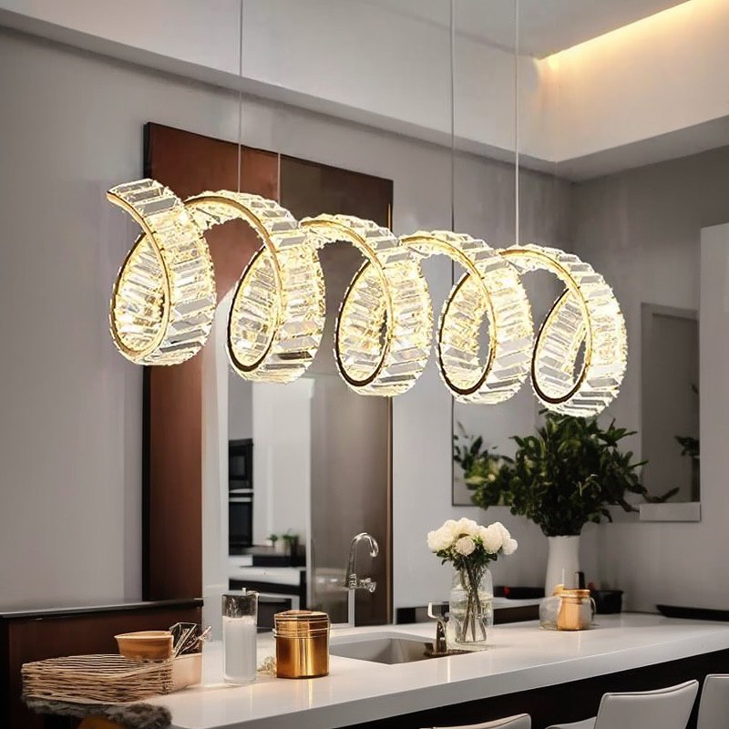 Підвісні світильники Diamond L1000 Led 80W 3000K 4000K 6000K Chrome / Gold 241222-200001335