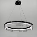 Підвісні світильники Restraint H(max) 1200 D600 Led 28W / D800 Led 37W 3000K 4000K 6000K Black 250318-200001553