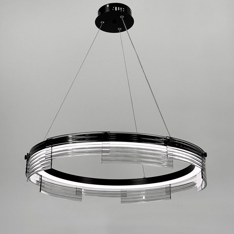 Підвісні світильники Restraint H(max) 1200 D600 Led 28W / D800 Led 37W 3000K 4000K 6000K Black 250318-200001553