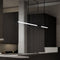 Підвісні світильники Simple long L1500 Led 28W / L1800 Led 34W 4000K Black + White 250210-200001537