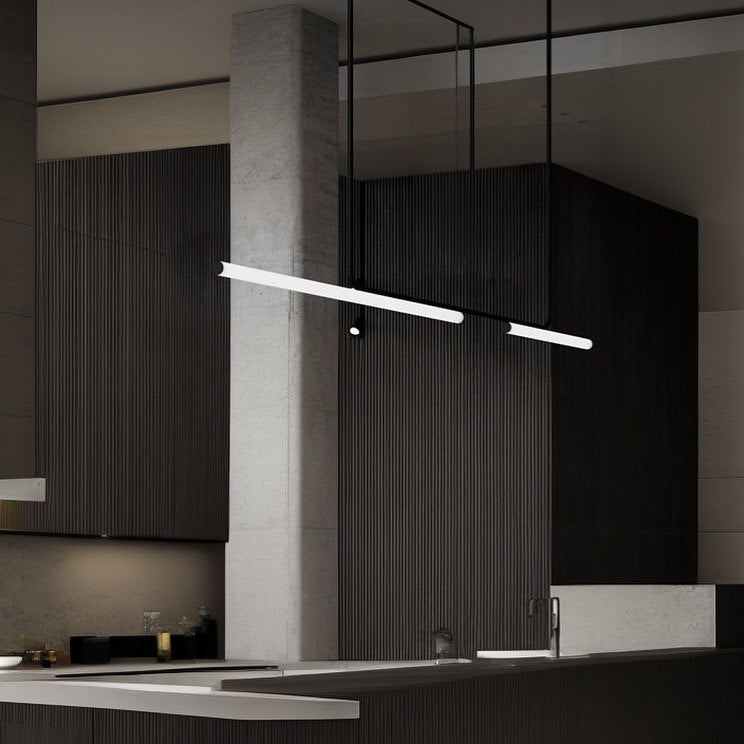 Підвісні світильники Simple long L1500 Led 28W / L1800 Led 34W 4000K Black + White 250210-200001537