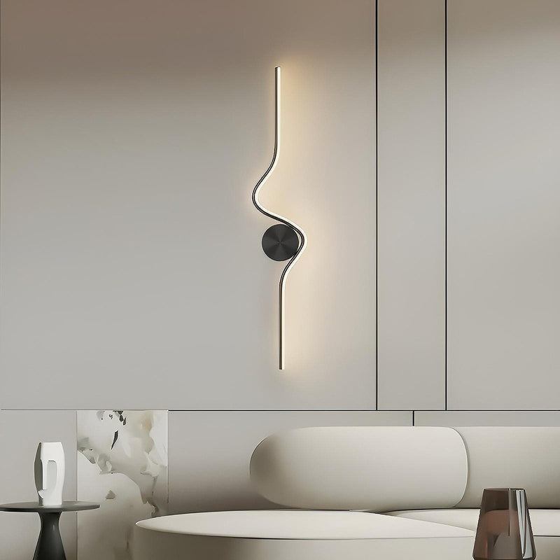 Настінні світильники Curl 3000K 4000K 6000K Black H600 Led 12W / H800 Led 16W / H1000 Led 20W / H1200 Led 24W 241019-200001214