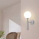 Настінний світильник Faro Bollo D-15см E27 Chrome + White 250676-200001667