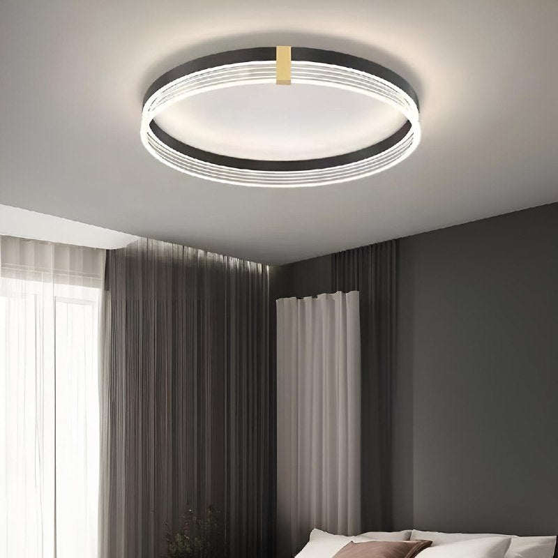 Стельовий світильник Simple circle D500 Led 58W 3000K 4000K 6000K Black 241018-200001099