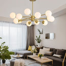 Підвісний світильник Wendy gold L1110 12xE27 Gold + White 241018-200001101