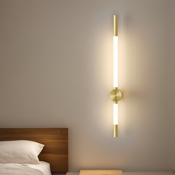 Настінний світильник Pipe line simple L600 Led 9W / L800 Led 12W 4000K Gold 250335-200001558