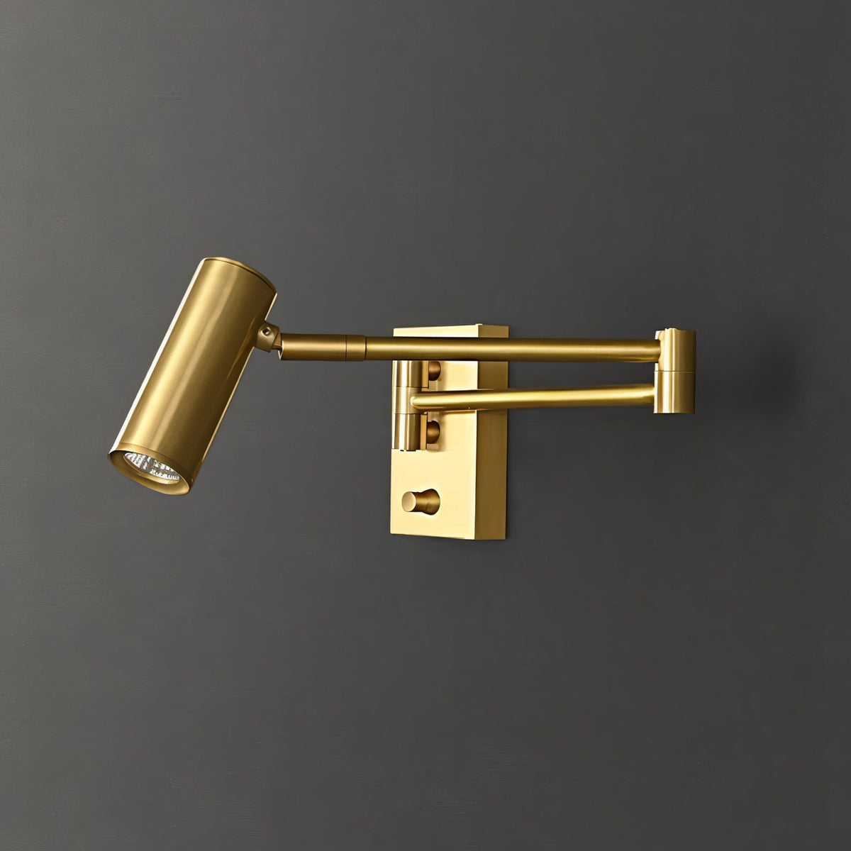 Настінний світильник з вимикачем на корпусі Arm turn gold L500 Led 5W Gold 241210-200001326
