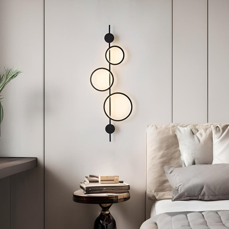 Настінні світильники Molecular circle H1060 Led 37W 3000K 4000K 6000K Black / Gold 241019-200001218