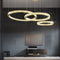 Підвісний світильник Diamond circle D200 + D400 + D600 Led 150W Gold 250176-200001351