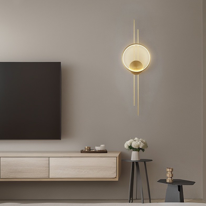 Настінні світильники Trinity ring D160 Led 18W Black / Gold 241222-200001324